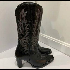 Charlie 1 Horse leather heeled cowboy boots Sz 6